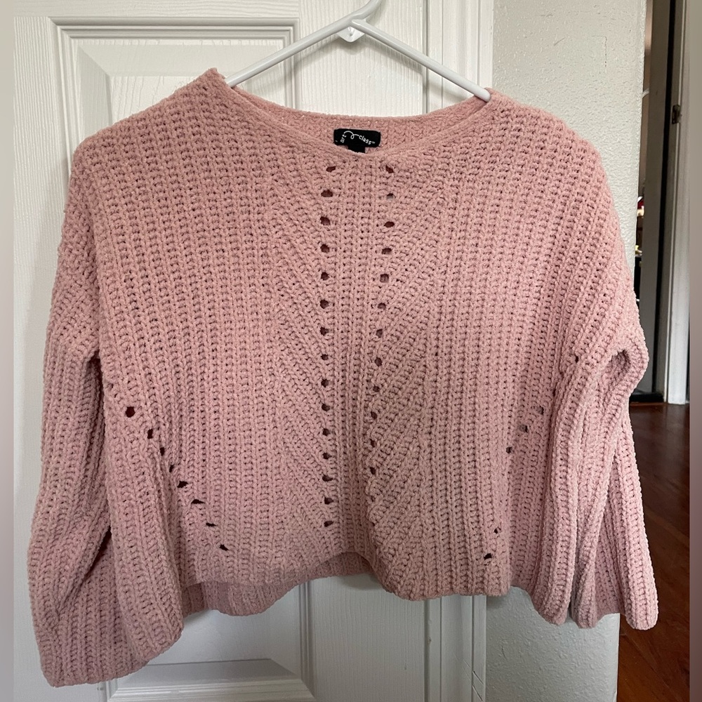 Art Class Pink pullover sweater Child’s size M 7/8